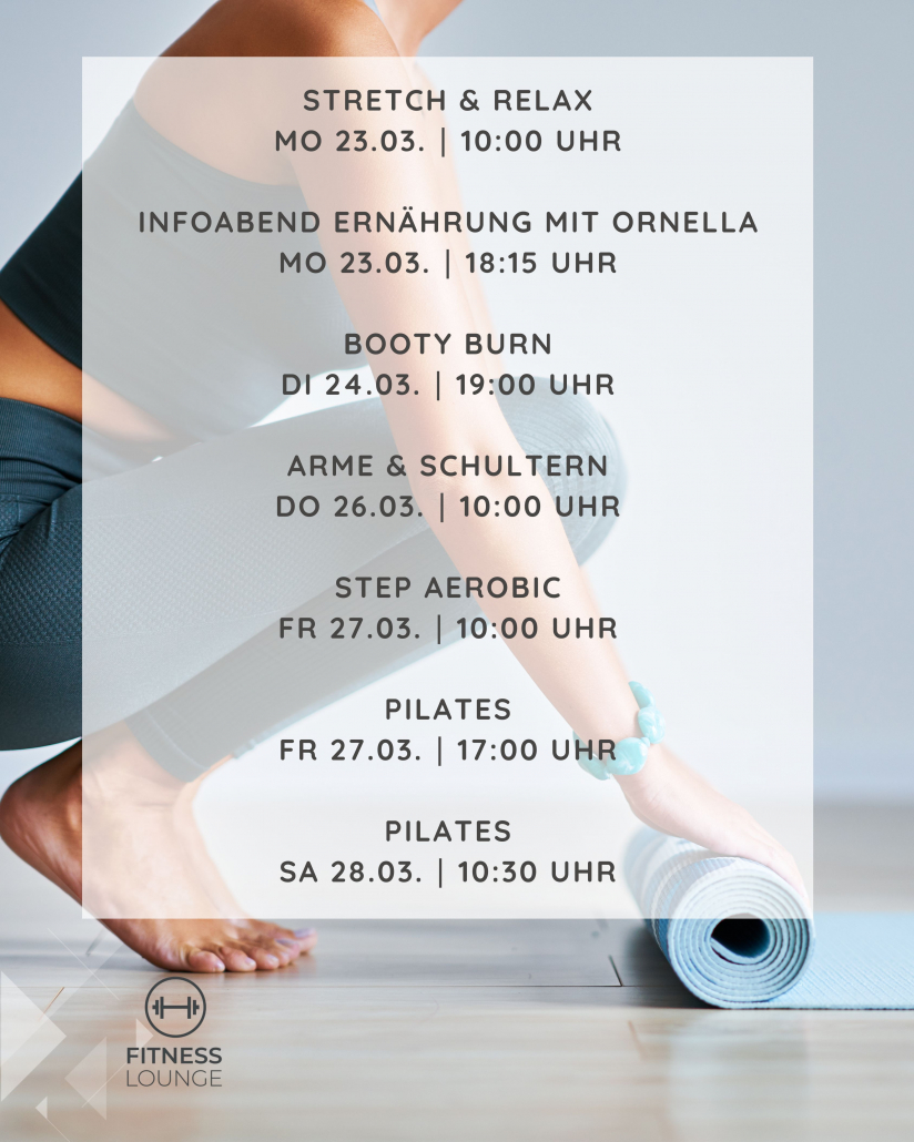 Kurse 23.03.-28.03.2026