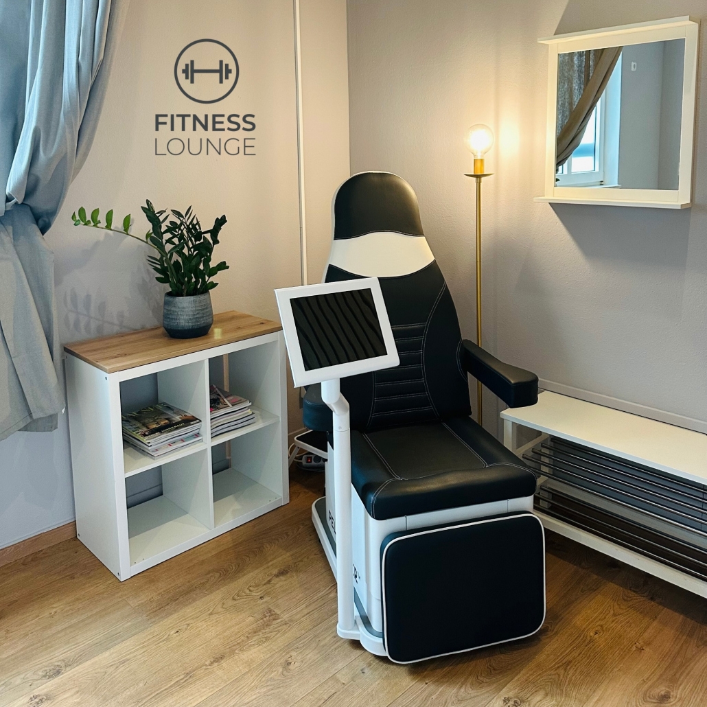 Beckenbodenstuhl PelviPower in der Fitnesslounge Laim